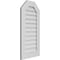 Ekena Millwork Octagonal Top Surface Mount PVC Gable Vent w/ 3-1/2"W x 1"P Standard Frame, 18"W x 36"H GVPOT18X3601SN - alternate 4